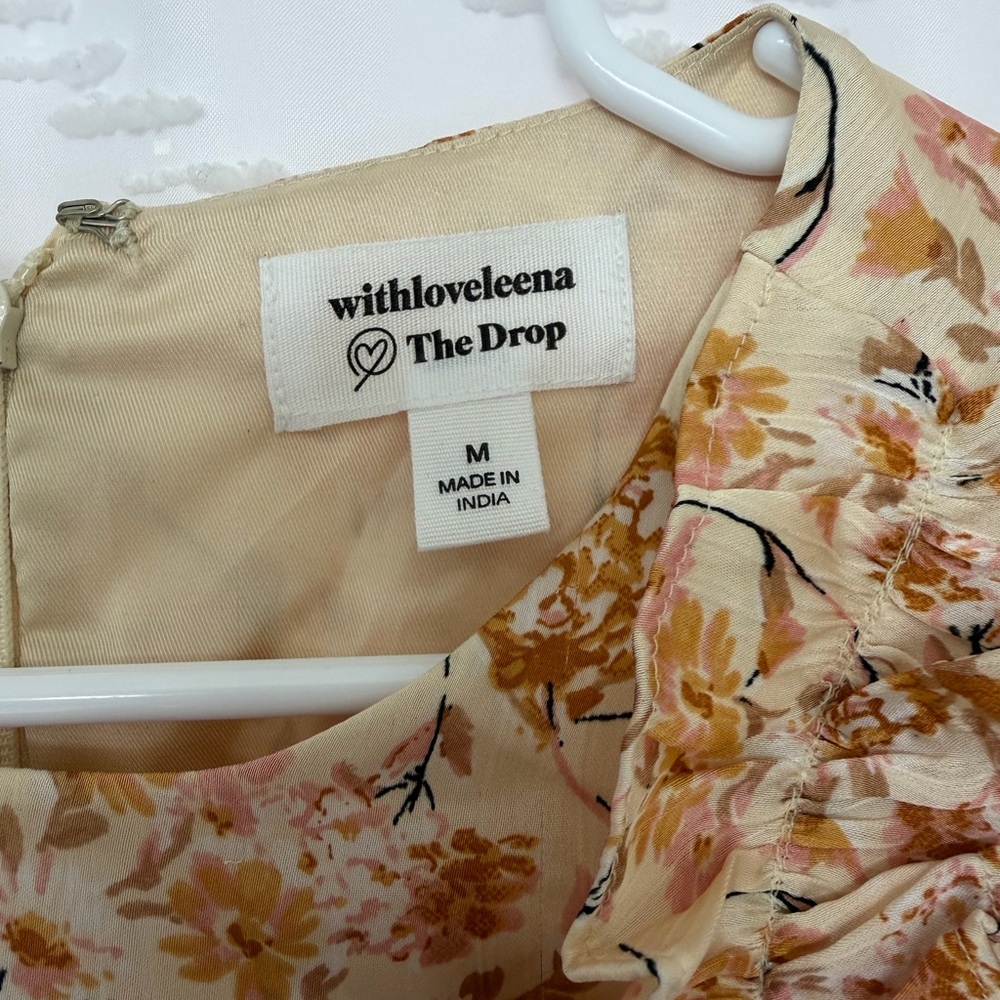 The Drop Elegant Floral Long Sleeve Dress - Picture 3 of 3